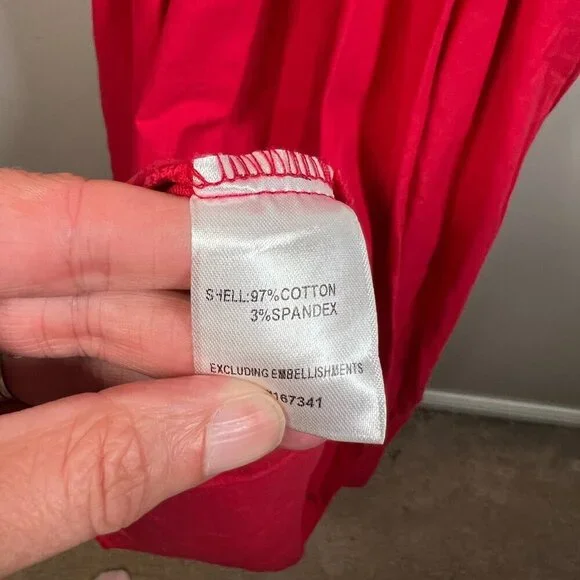 Hello Molly My Standards Maxi Dress Size 4 Red Assymetrical Event Party Wedding - Picture 11 of 12